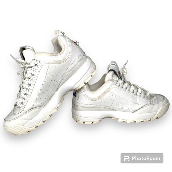 FILA Disruptor Sneakers Men Size 7 White Shoe Chunky - Picture 2 of 9